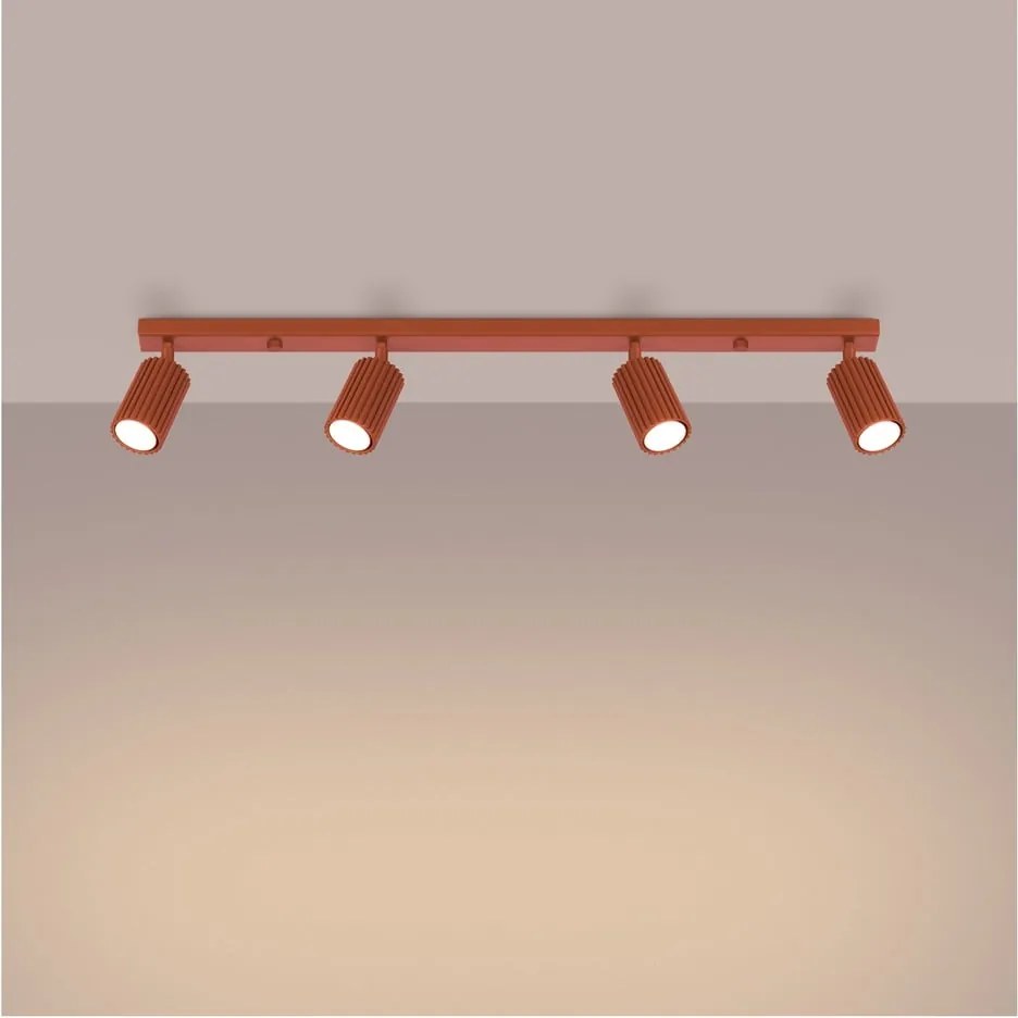 Faretto color mattone 6,5x81 cm Gleam – Sollux