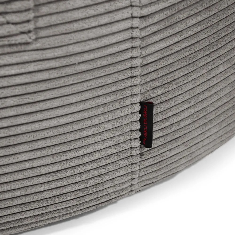 Puof a sacco color menta con rivestimento in velluto a coste Roll 105 – SLOWDOWN