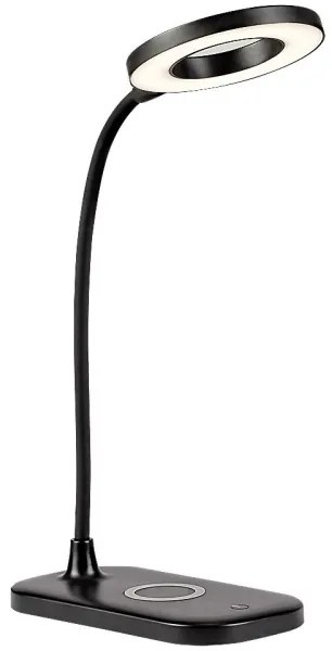 Rabalux 74013 - Lampada da tavolo LED dimmerabile con funzione Touch HARDIN LED/5W/5V nero