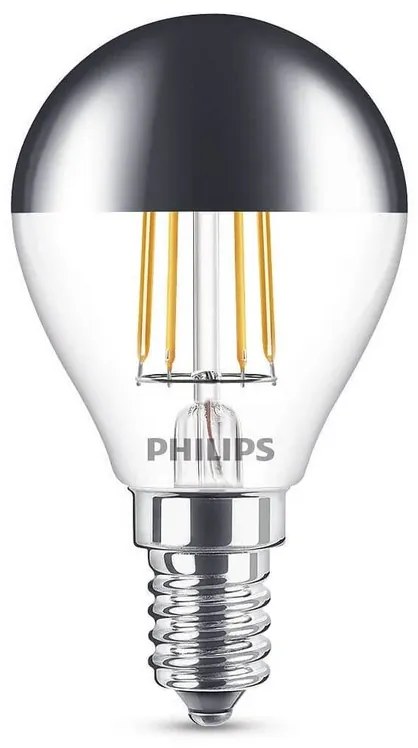 Lampadina LED 4W Filament Cupola a Specchio Corona (397lm) E14 - Philips