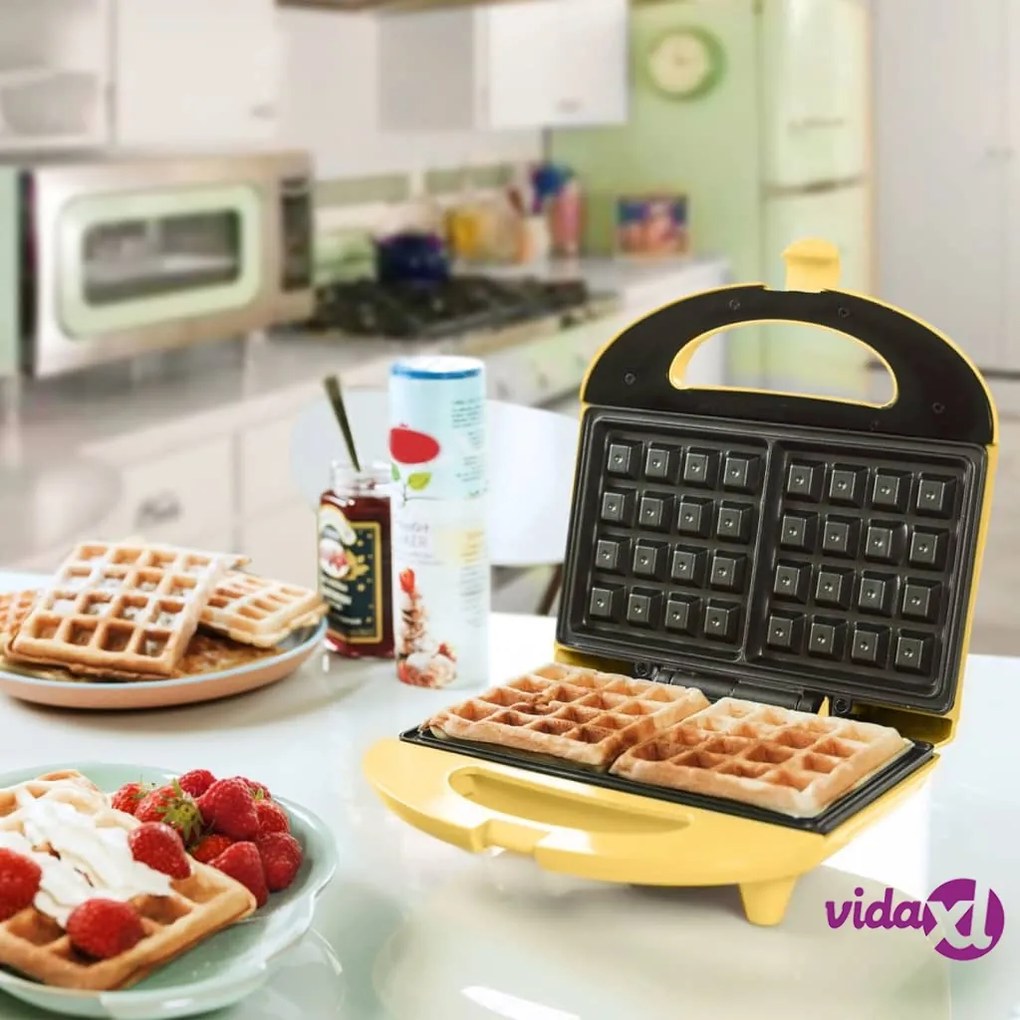Bestron Piastra per Waffle Sweet Dreams ASW401V 700 W Vaniglia
