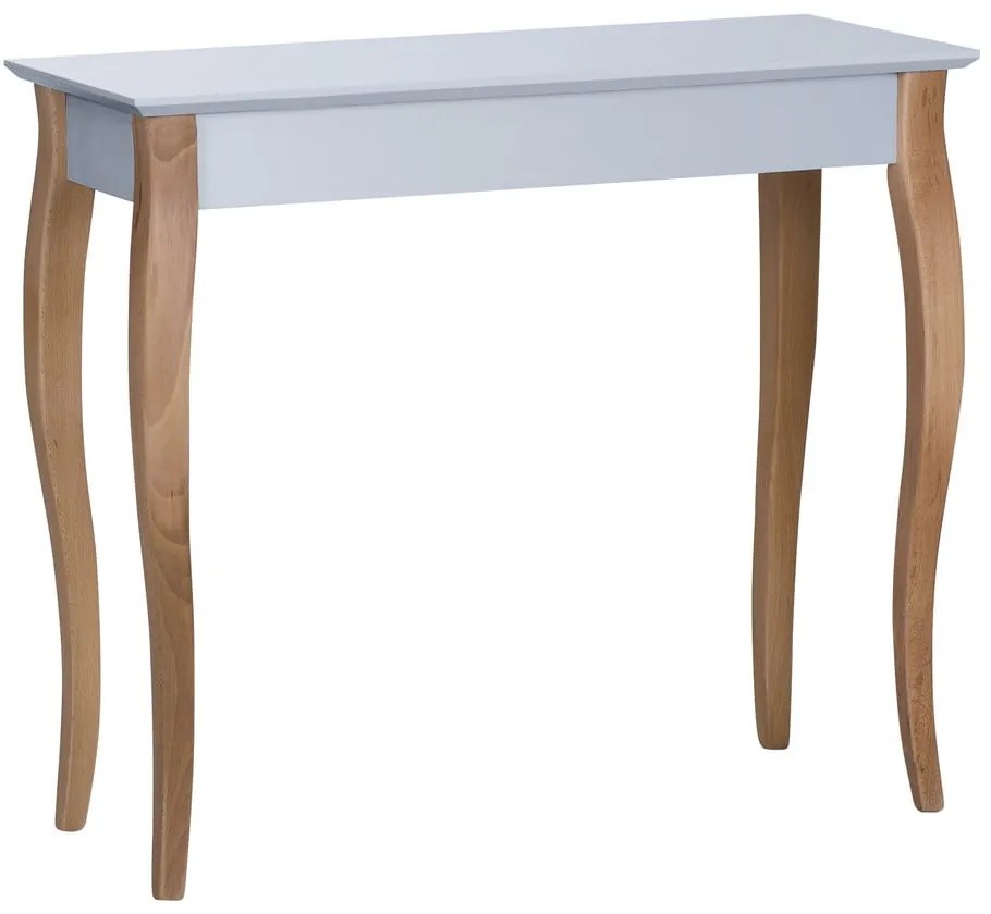 Tavolo contenitore grigio chiaro Console, lunghezza 85 cm - Ragaba