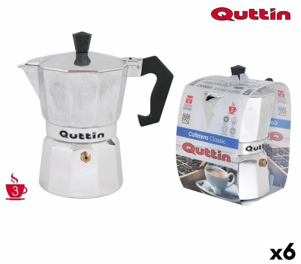 Caffettiera Italiana Quttin 105187 (6 Unità)