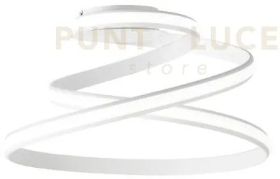 Plafoniera vuelta a led bianco led 3000k 1850lm 37w