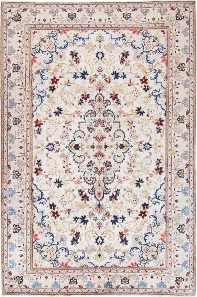 Kashan Tappeto persiano 300 x 200 Beige (Iran) Annodato A Mano
