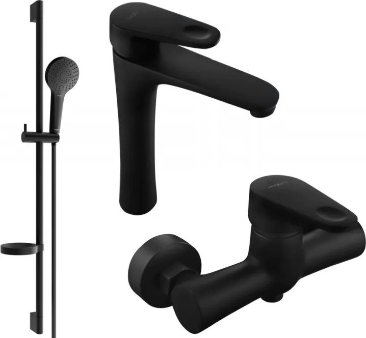 Mexen Kama DS05 set doccia, nero - 72514DS05-70