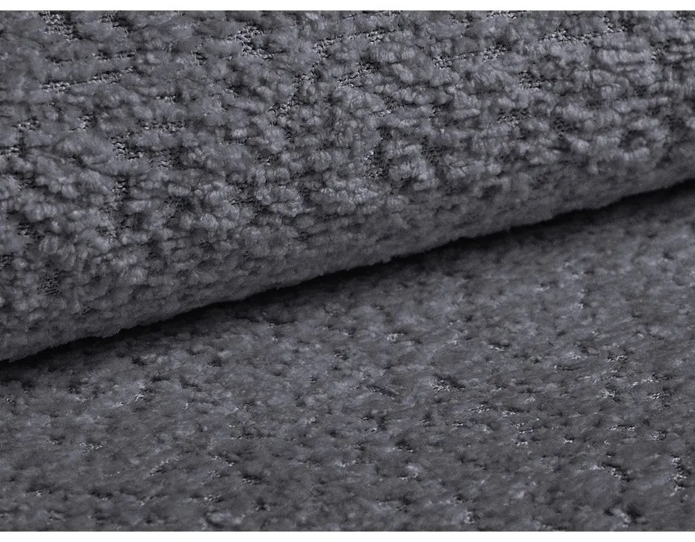 Cuscino per divano grigio scuro con rivestimento in bouclé Kemi – Cosmopolitan Design