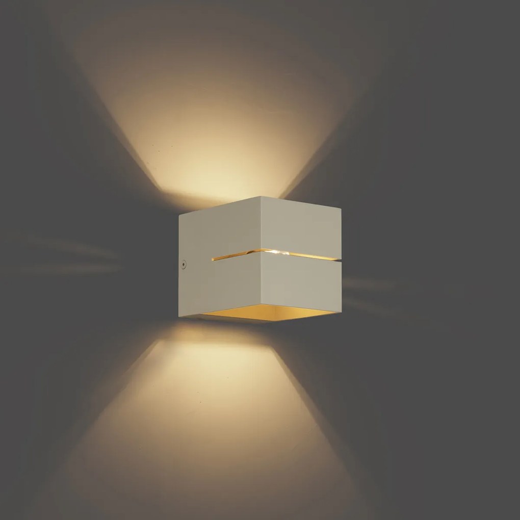 Applique moderna beige quadrata G9 - Transfer