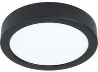 Plafoniera Moderna Fueva 5 Acciaio Nero Led Integrato 11W 4000K Ip20