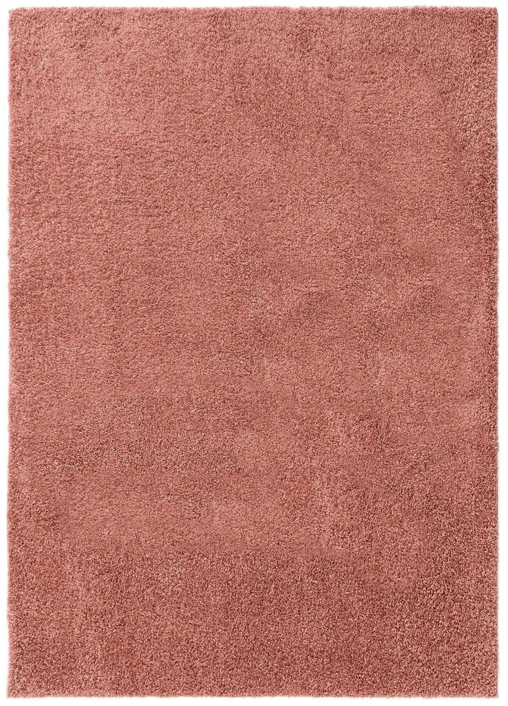 benuta Basic Tappeto a pelo lungo Soho Rosa 133x190 cm - Tappeto design moderno soggiorno