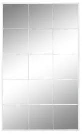 Specchio da parete DKD Home Decor Bianco Cristallo Ferro Specchio Finestra 90 x 1 x 150 cm