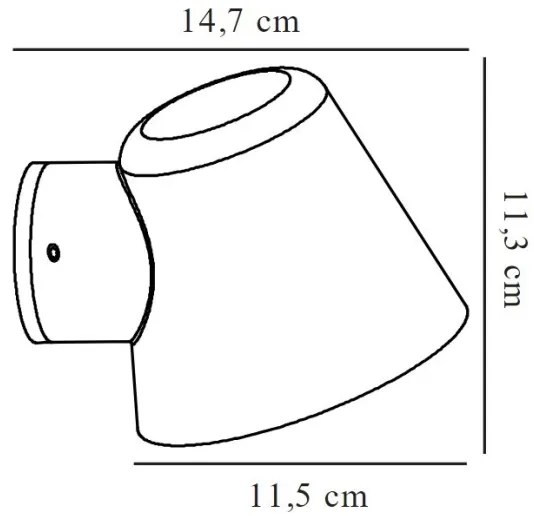 Nordlux - Applique da esterno ALERIA 1xGU10/35W/230V IP44