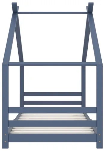 Giroletto per Bambini Grigio in Massello di Pino 90x200 cm