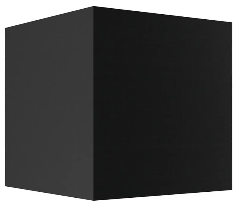 Applique LED Cubo 12W Bidirezionale Nera IP65 CCT OSRAM Chip LED Colore Nero