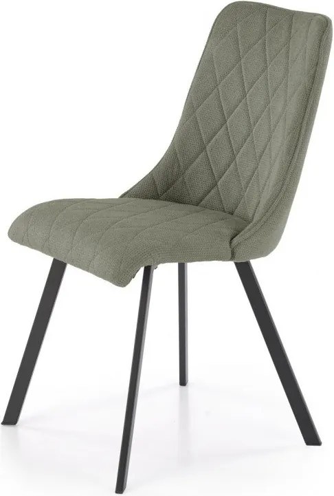 Sedia K561 tessuto oliva