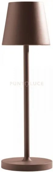 Gls031- lampada ricaricabile a batteria marrone a led 3000k 300lm 3...