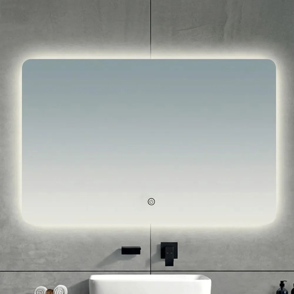 Brilagi - Specchio da bagno COMO LED/28W/230V 60x80 cm IP44 CRI 90 dimmerabile + CCT