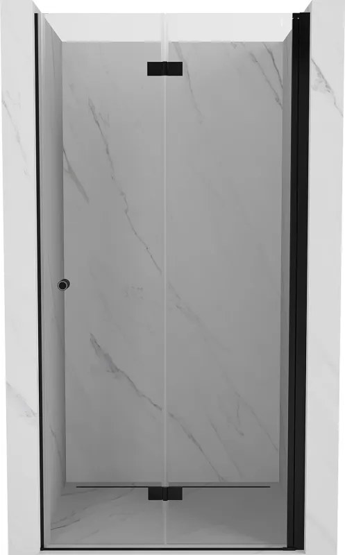 Mexen Mist-F porta doccia pieghevole destra 65 cm, trasparente, nero - 8A6-065-000-70-00-P