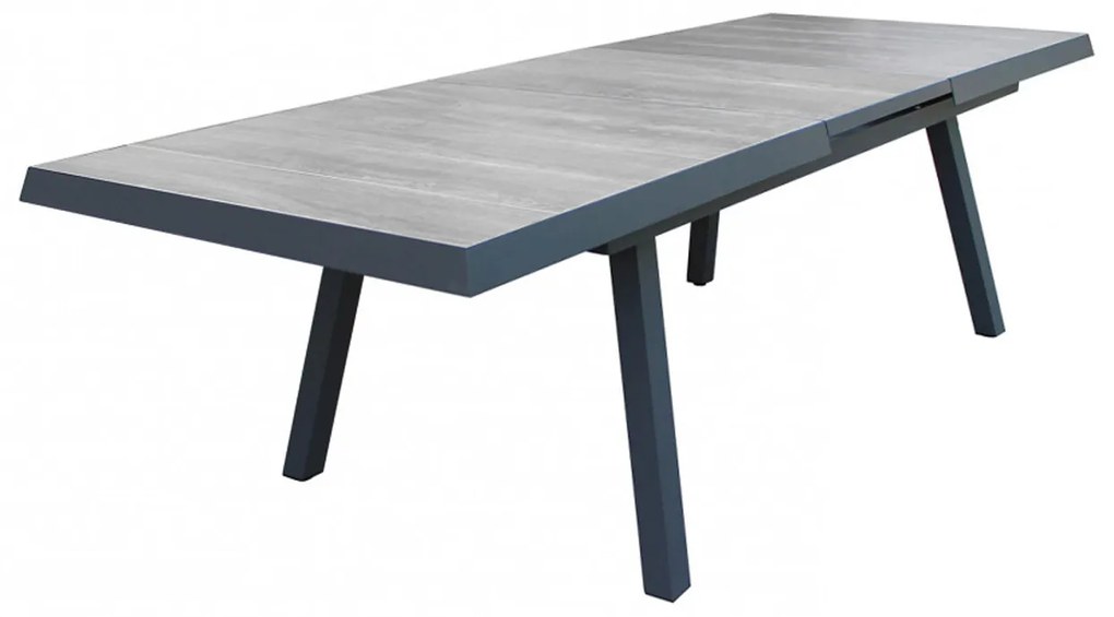 Tavolo da giardino 205 - 265x75x105 cm antracite