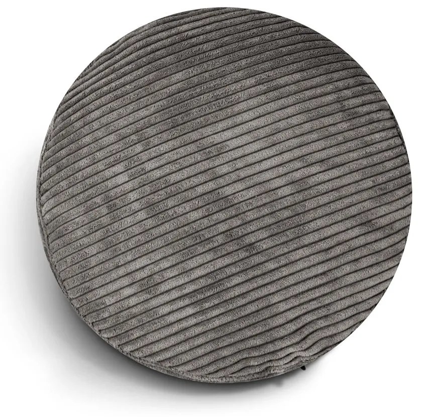 Puof a sacco nero con rivestimento in velluto a coste Mini – SLOWDOWN