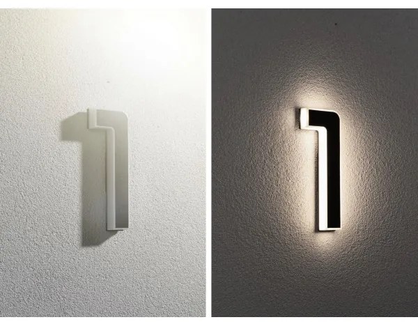 Paulmann 79842 - LED/0,2W IP44 Numero civico solare 1,2V