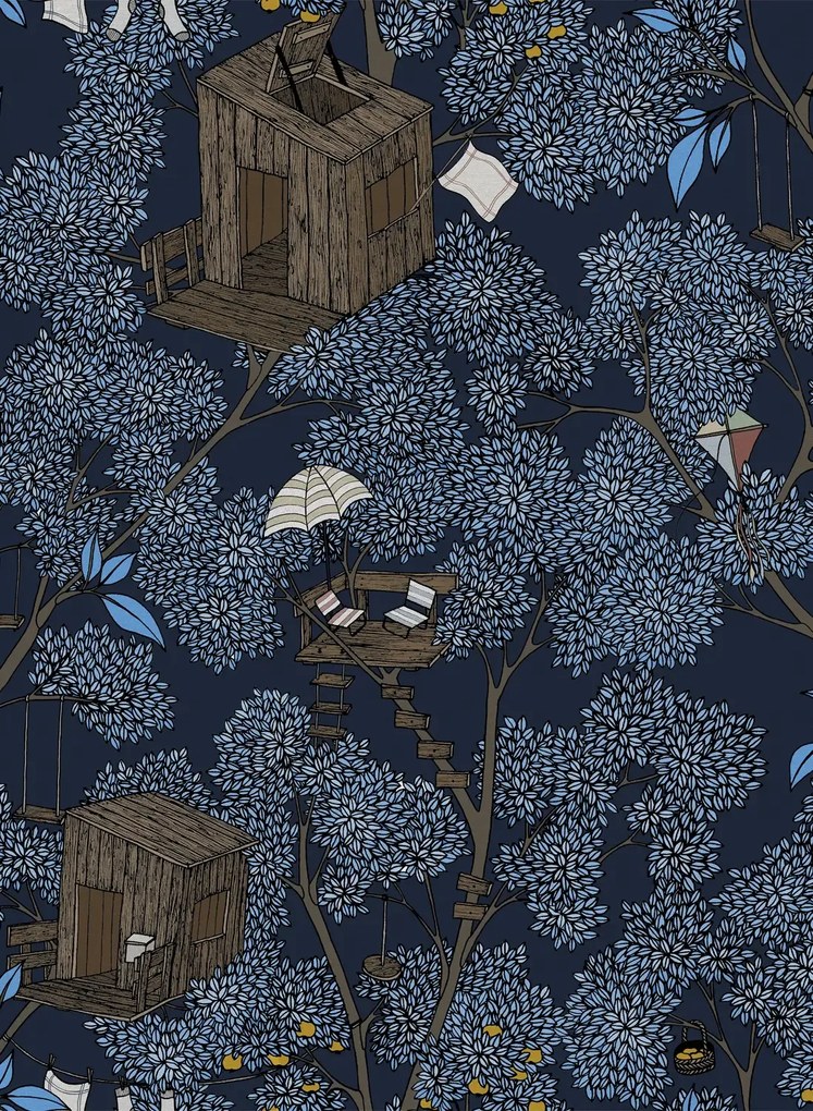 Rebel Walls Tapete Treehouse - Night