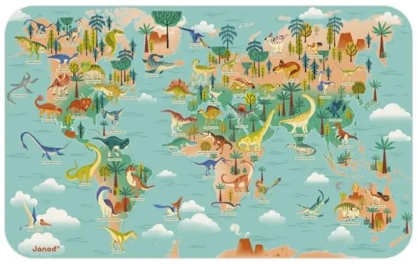 Janod - Mappa magnetica dei dinosauri
