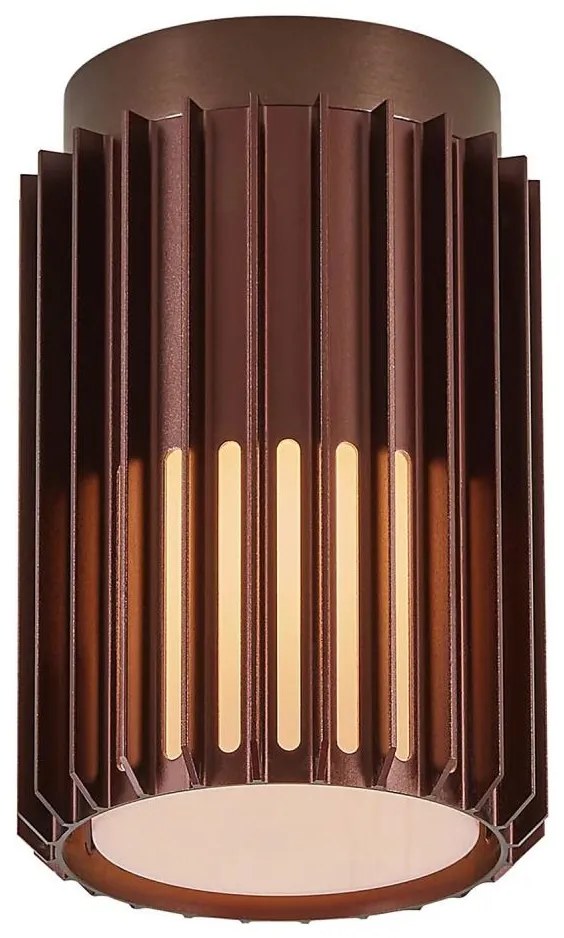 Nordlux - Plafoniera da esterno ALUDRA 1xE27/15W/230V marrone