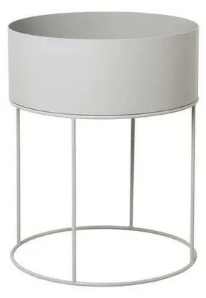 Plant Scatola per Piante Light Grey Round - Ferm Living