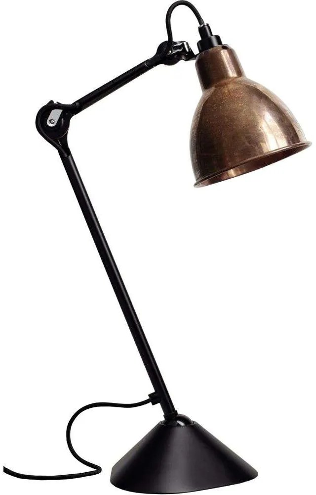 Lampe Gras - 205 Lampada da Tavolo Black/Raw Copper Lampe Gras