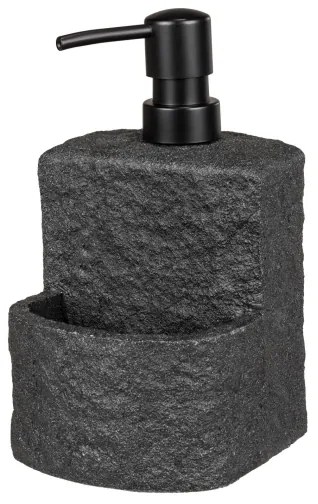 WENKO 54667100 - Dispenser di sapone FESTIVAL 10,5x18 cm nero