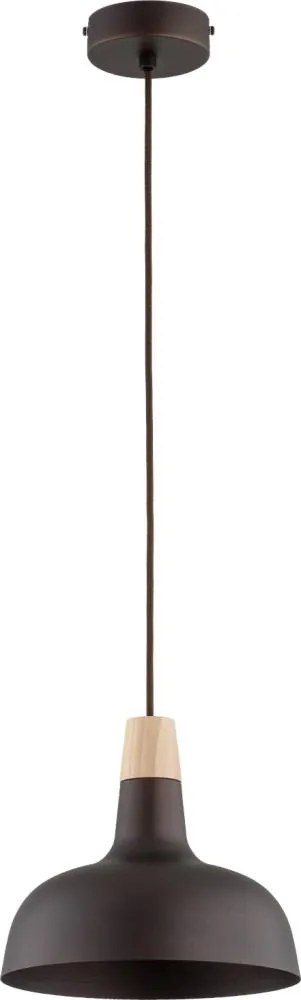 Lampadario a cavo RODOS 1xE27/15W/230V nero