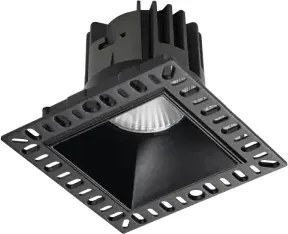 Game trimless led cob cree 11 w 36° 950 lm 3000 k nero cri 90 10x10cm