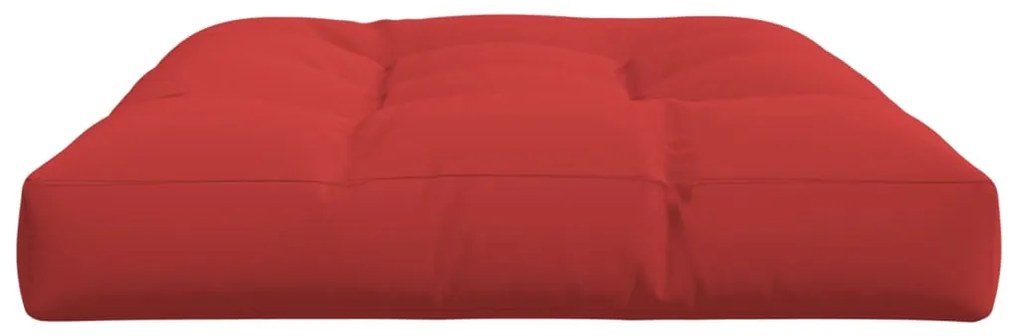 Cuscino per Pallet Rosso 120x80x12 cm in Tessuto