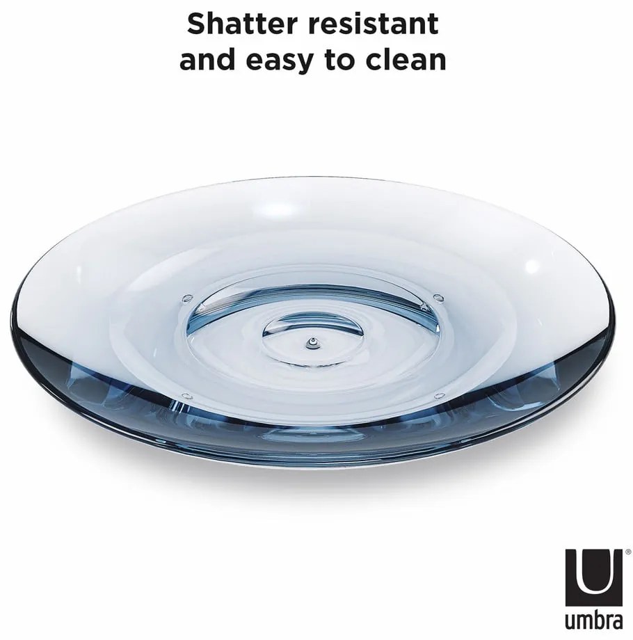 Dispenser di sapone in plastica blu Droplet - Umbra