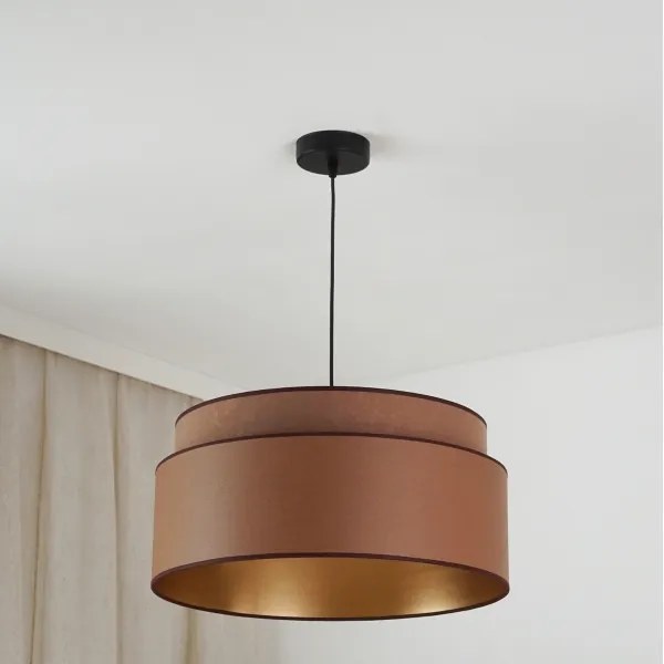 Brilagi - Lampadario a cavo OREGON VEGE 1xE27/15W/230V Ø 45 cm marrone