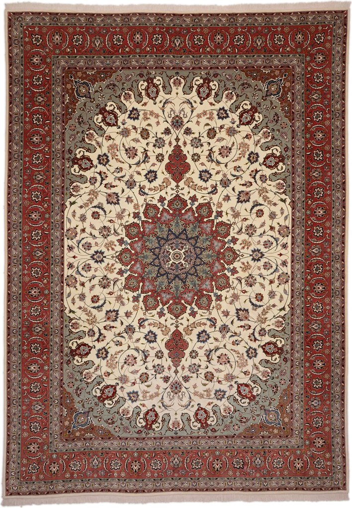 Tabriz Tappeto persiano 350 x 250 (Iran) Annodato A Mano