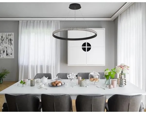 Lampadario a sospensione con filo LED dimmerabile LED/55W/230V 3000-6500K + telecomando