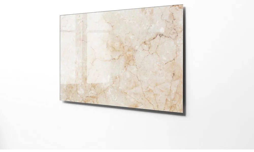 Pittura su vetro 70x50 cm Marble - Wallity