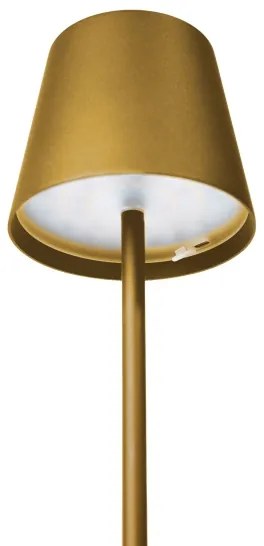 Lampada da tavolo LED da esterno dimmerabile LED/4W/4000 mAh 3000/4000/5500K IP44 oro