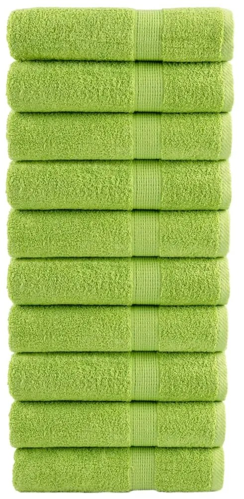 Asciugamani Da Doccia Solund 10 Pz Mela 70x140 Cm 600 G/m² /