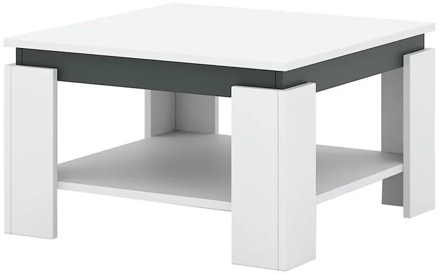 Tavolino da salotto OLAF bianco/antracite