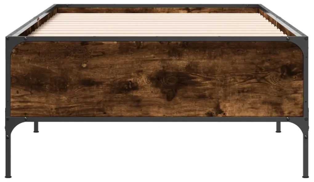 Giroletto rovere fumo 90x190 cm in legno multistrato e metallo