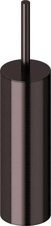 Portascopino loop metal gun H 37.5 cm in inox nero
