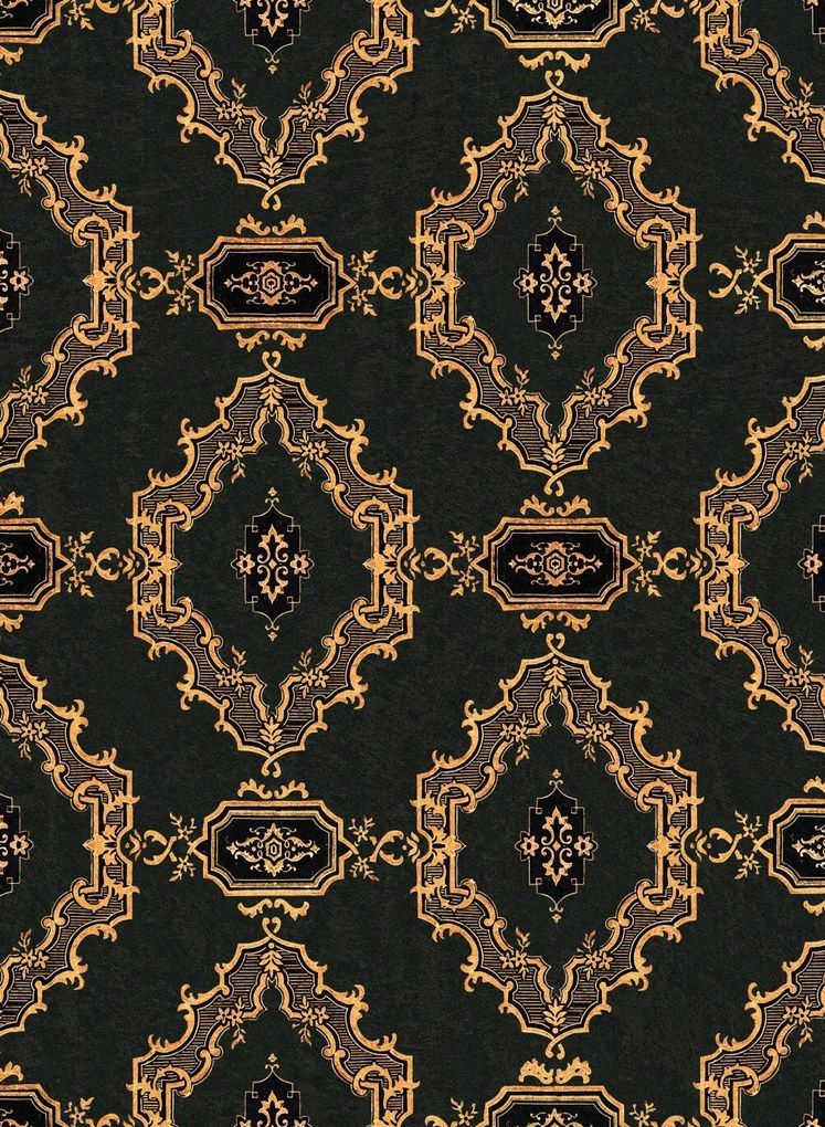 Mindthegap Carta da parati The Bar Tapestry - Black/ Gold