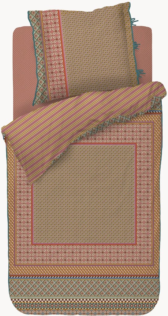 Set di biancheria da letto in percalle di cotone Bogolan