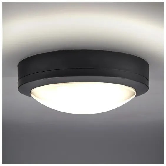 Brilagi - Plafoniera LED da esterno LED/13W/230V diametro 17 cm IP54 antracite