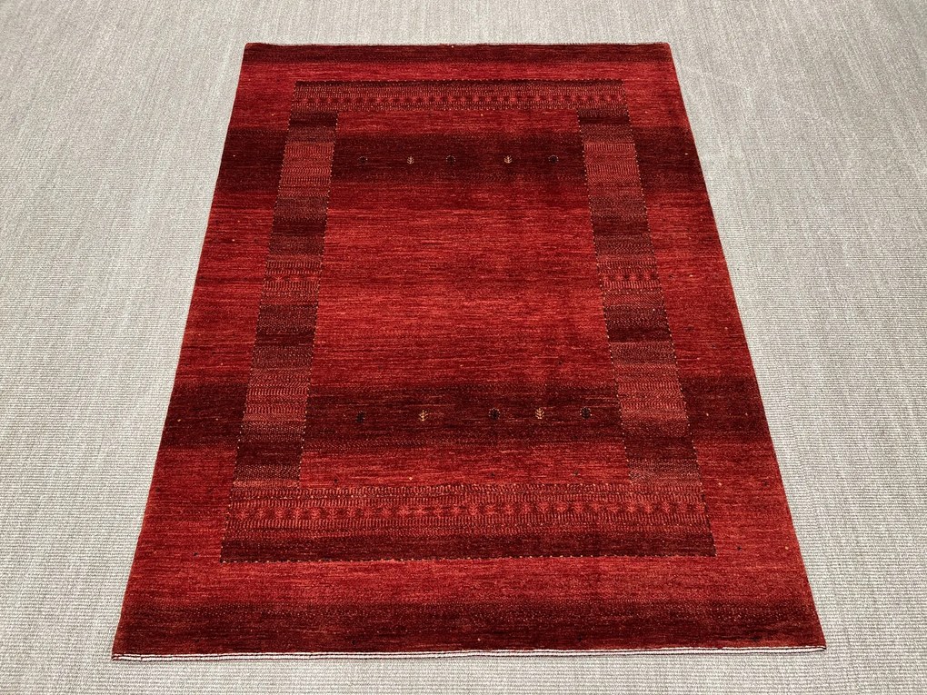 Loribaft Tappeto persiano 160 x 210 Rosso (Iran) Annodato A Mano