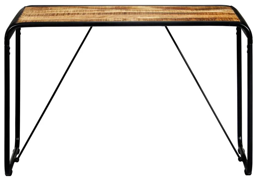 Tavolo da pranzo 118x60x76 in legno massello di mango grezzo