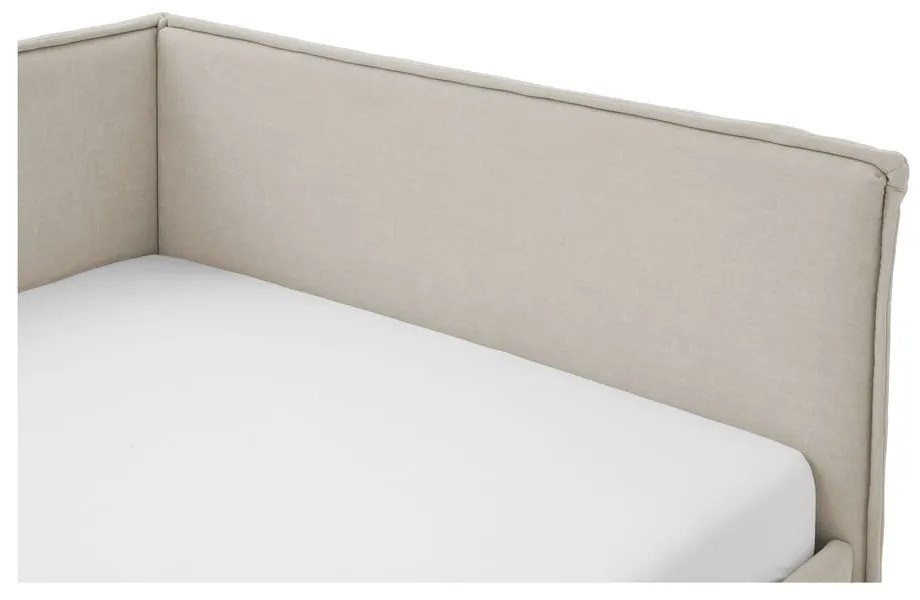 Letto per bambini beige con contenitore 90x200 cm Fun - Meise Möbel